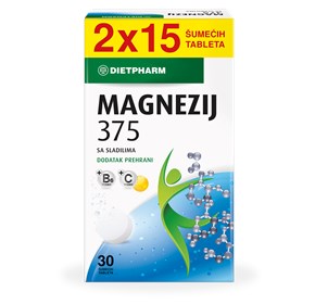 Dietpharm Magnezij 375 šumeće tablete 30