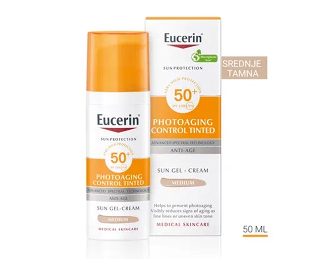 Eucerin Sun Photoaging control CC tonirana krema SPF50+ medium