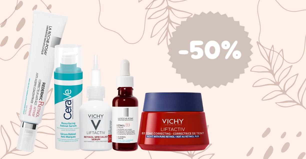 Cerave, Vichy i La Roche-Posay proizvodi s retinolom