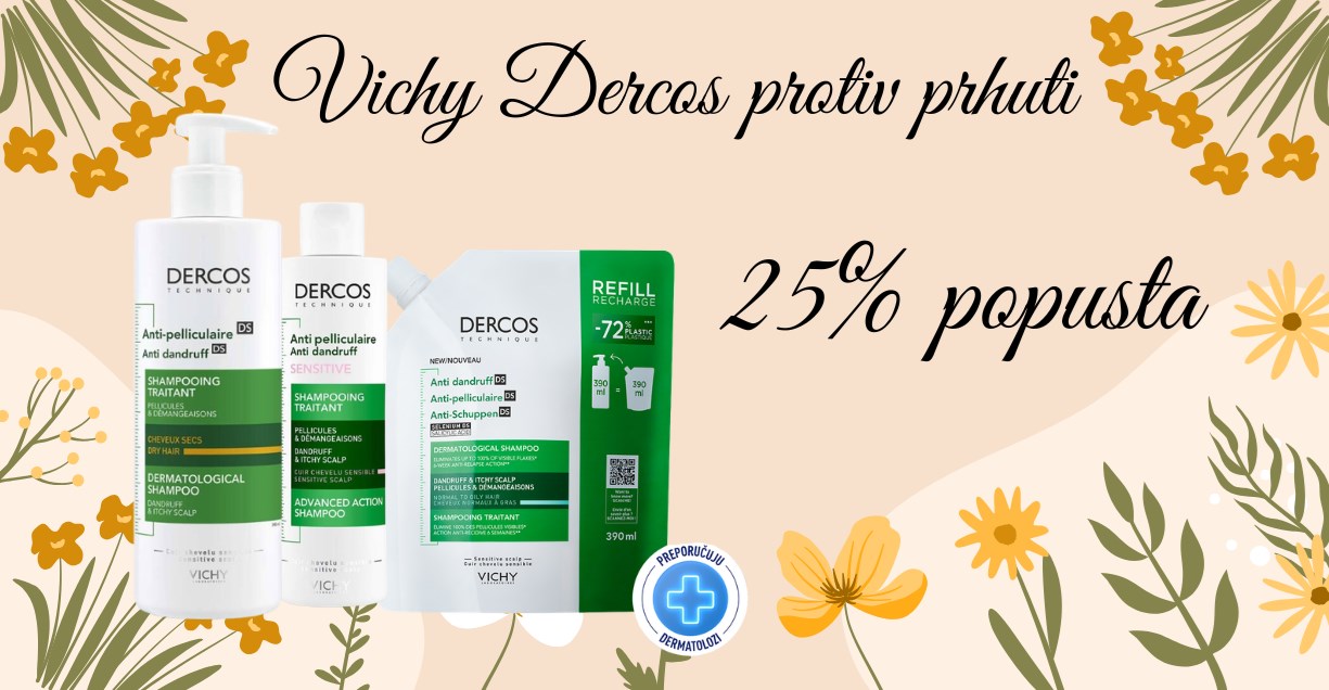 Vichy Dercos protiv prhuti