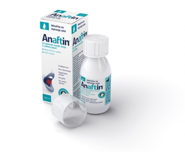 Anaftin tekućina za ispiranje usta 120ml