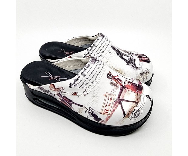 Anatomske klompe AnniLise model 0098 Pariz crne