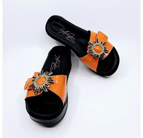 Anatomske klompe AnniLise model 1005 Orange Sunny