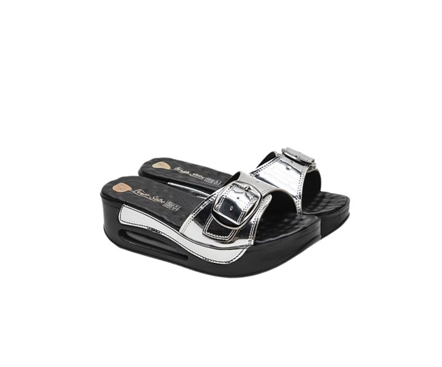 Anatomske klompe ST638 Srebrne