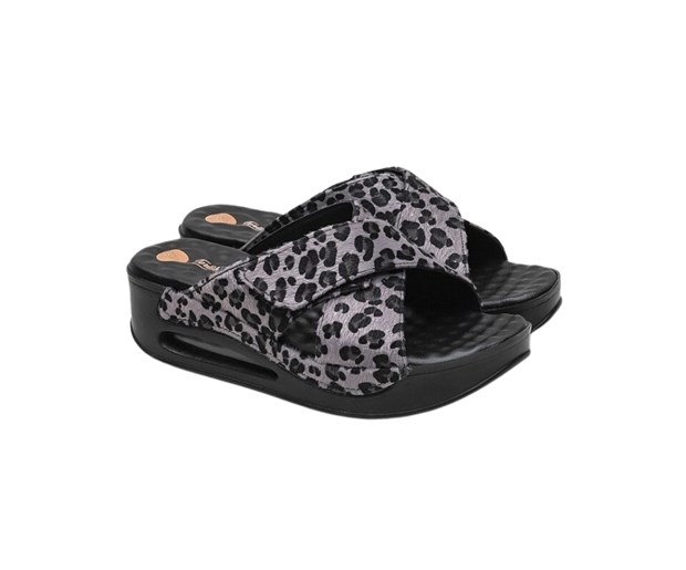 Anatomske klompe otvorene ST621 Leopard sive