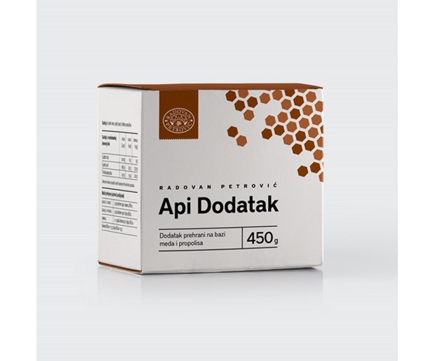 Api med s dodatkom propolisa 450g Radovan Petrović