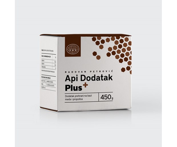 Api plus med s dodatkom propolisa 450g Radovan Petrović