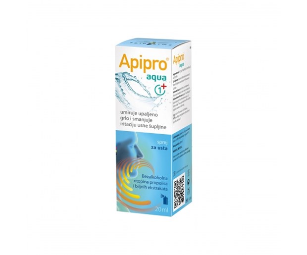 Apipharma Apipro aqua sprej bez alkohola 20ml