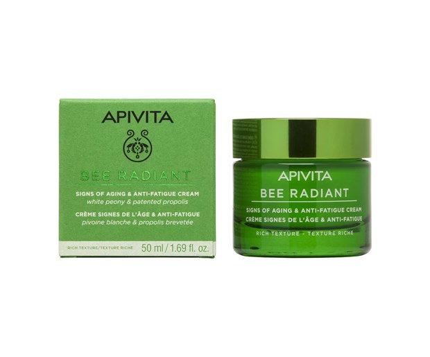 Apivita Bee Radiant krema bogate teksture protiv starenja i znakova umora
