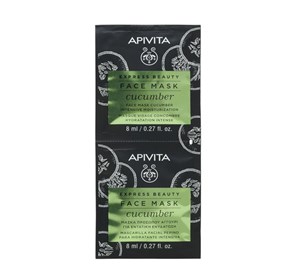 Apivita Express beauty maska za lice za intenzivnu hidrataciju s krastavcem