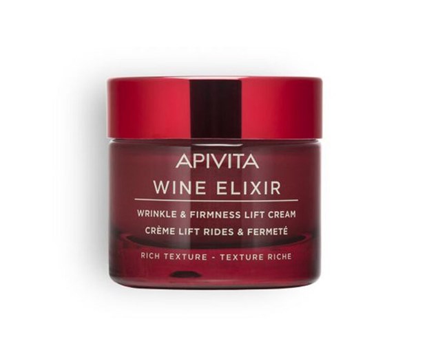 Apivita Wine Elixir krema bogate teksture protiv bora i za učvršćivanje kože