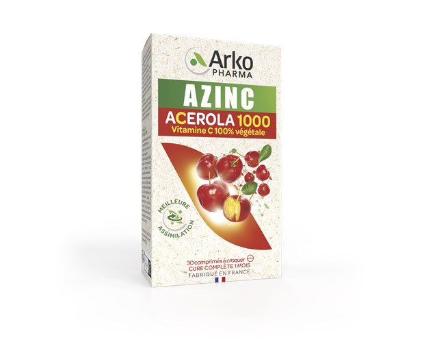 Arkopharma Azinc acerola 1000 a30