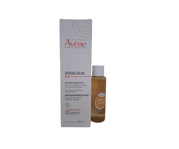 Avene XeraCalm AD balzam + XeraCalm AD ulje za čišćenje