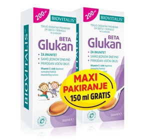 Biovitalis beta glukan 200ml duo