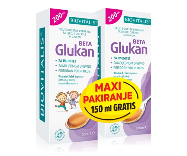 Biovitalis beta glukan 200ml duo