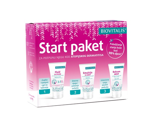 Biovitalis start paket kod atopijskog dermatitisa 