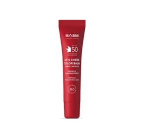 Babe sun Lip&Cheek Color Balm SPF50 red