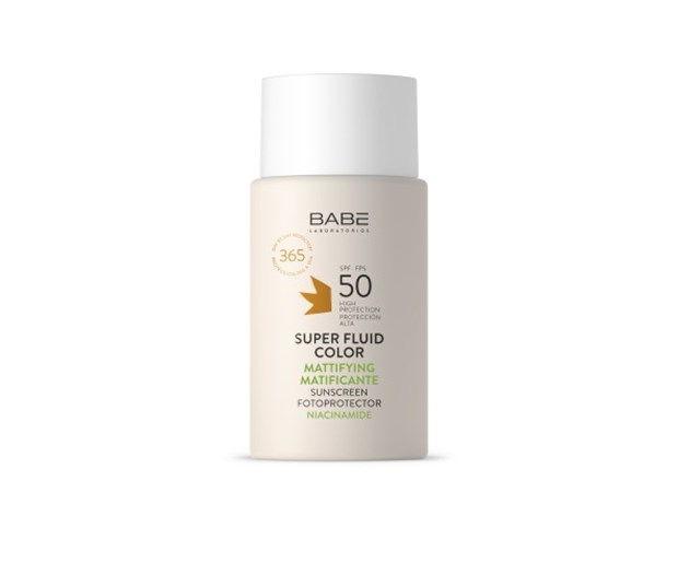 Babe sun Super Fluid Mattifying Color SPF50