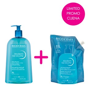 Bioderma Atoderm gel za tuširanje + refill