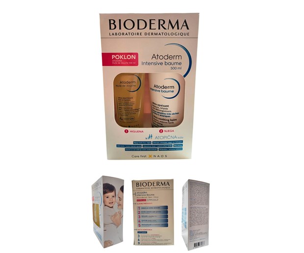 Bioderma Atoderm intenzivni balzam 500ml + Atoderm ulje za tuširanje 100ml