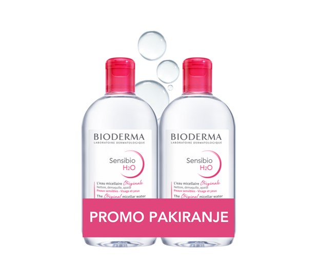 Bioderma Sensibio H2O micelarna voda 500ml duo promo