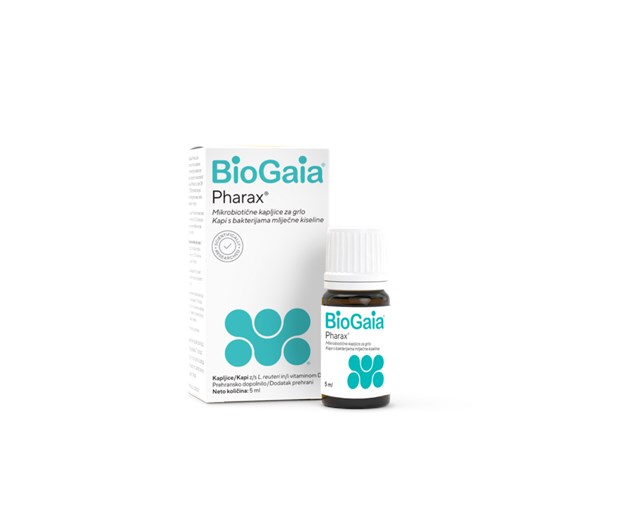 Biogaia Pharax kapi s vitaminom D3 5ml