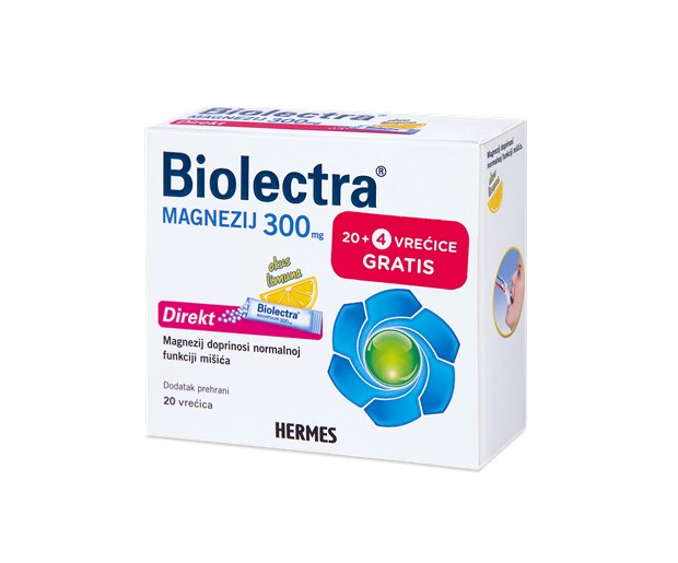Biolectra Magnezij 300mg direkt limun