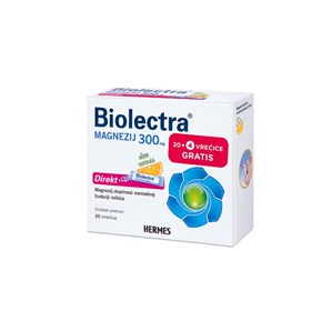 Biolectra Magnezij 300mg direkt naranča