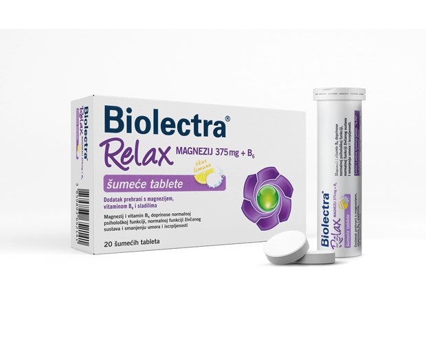 Biolectra Relax Magnezij šumeće tablete