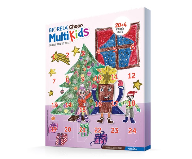 Biorela Choco multi kids adventski kalendar