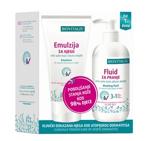 Biovitalis set za kožu emulzija + fluid