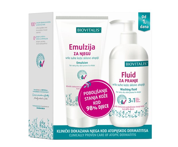 Biovitalis set za kožu emulzija + fluid