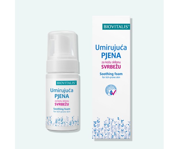 Biovitalis umirujuća pjena za kožu sklonu svrbežu