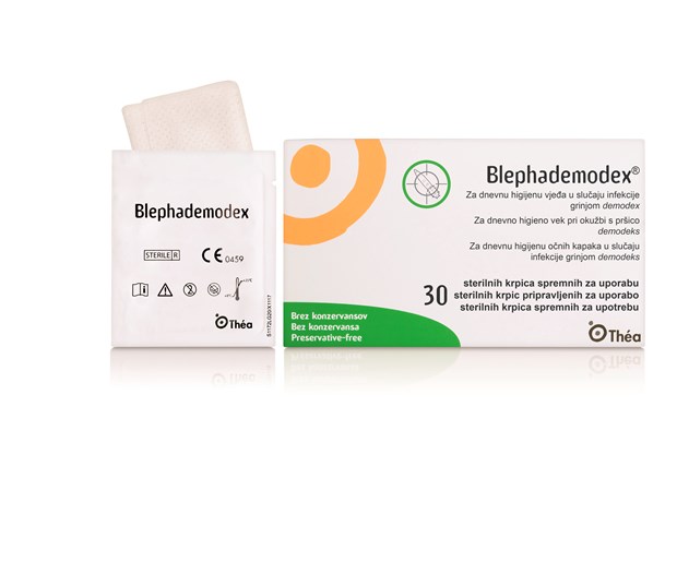 Blephademodex sterilne krpice