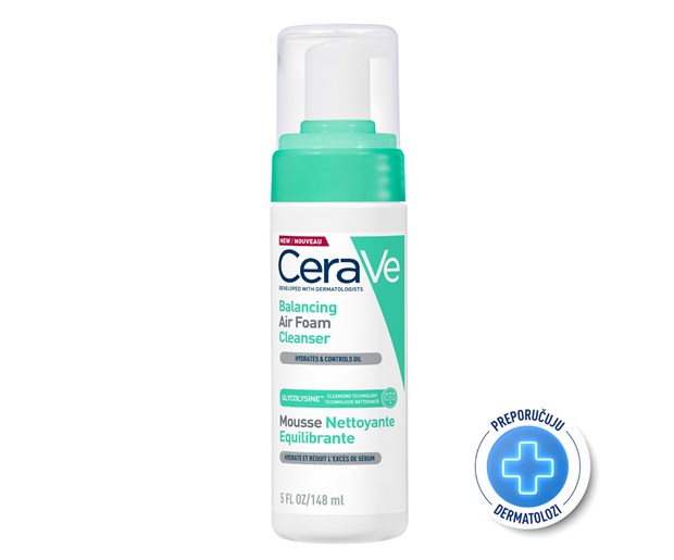 CeraVe Balancing Air Foam čistač 148ml