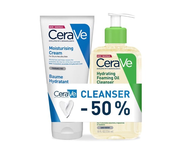 CeraVe hidratantna krema + ulje za čišćenje