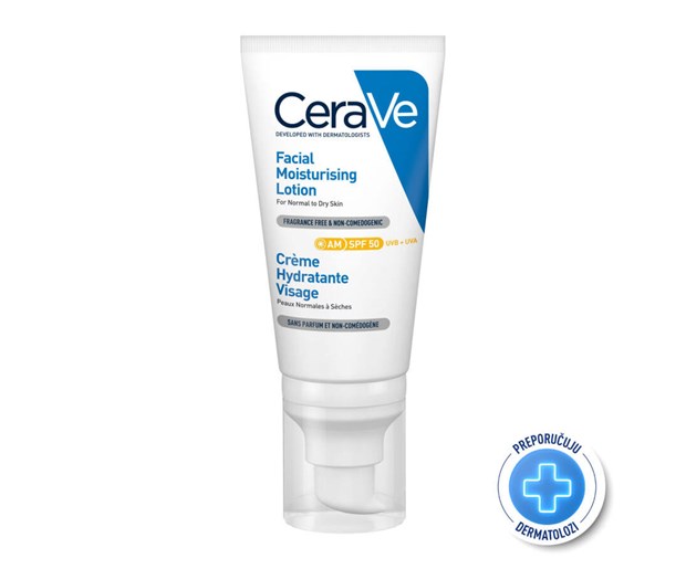 CeraVe hidratantna krema za lice SPF50 52ml