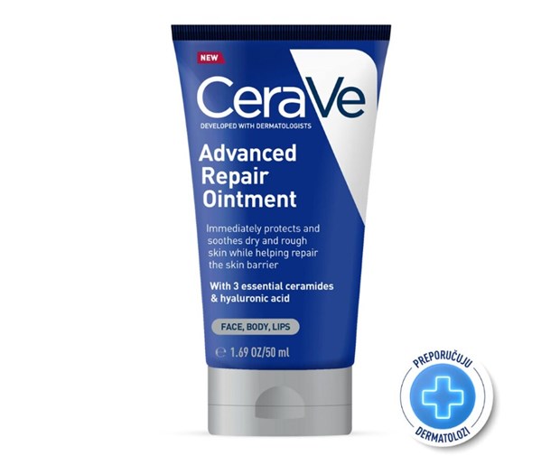 CeraVe napredna obnavljajuća mast za obnovu suhe i grube kože 50ml