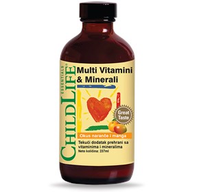 Childlife multi vitamini i minerali 237ml