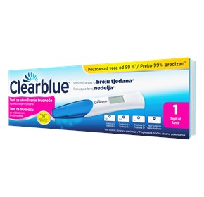 Clearblue digitalni test za utvrđivanje trudnoće