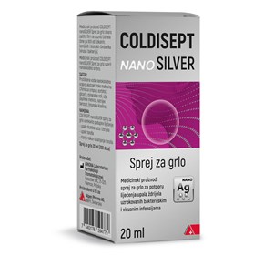 Coldisept Nanosilver sprej za grlo