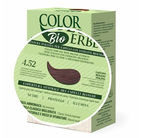 Color erbe bio boja za kosu br. 4.52 mahagonij ljubičasto kestenjasta