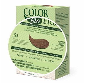 Color erbe bio boja za kosu br. 5.1 svijetlo kestenjasto pepeljasta