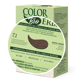Color erbe bio boja za kosu br. 7.1 pepeljasto plava