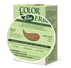 Color erbe bio boja za kosu br. 8.0 svijetlo plava