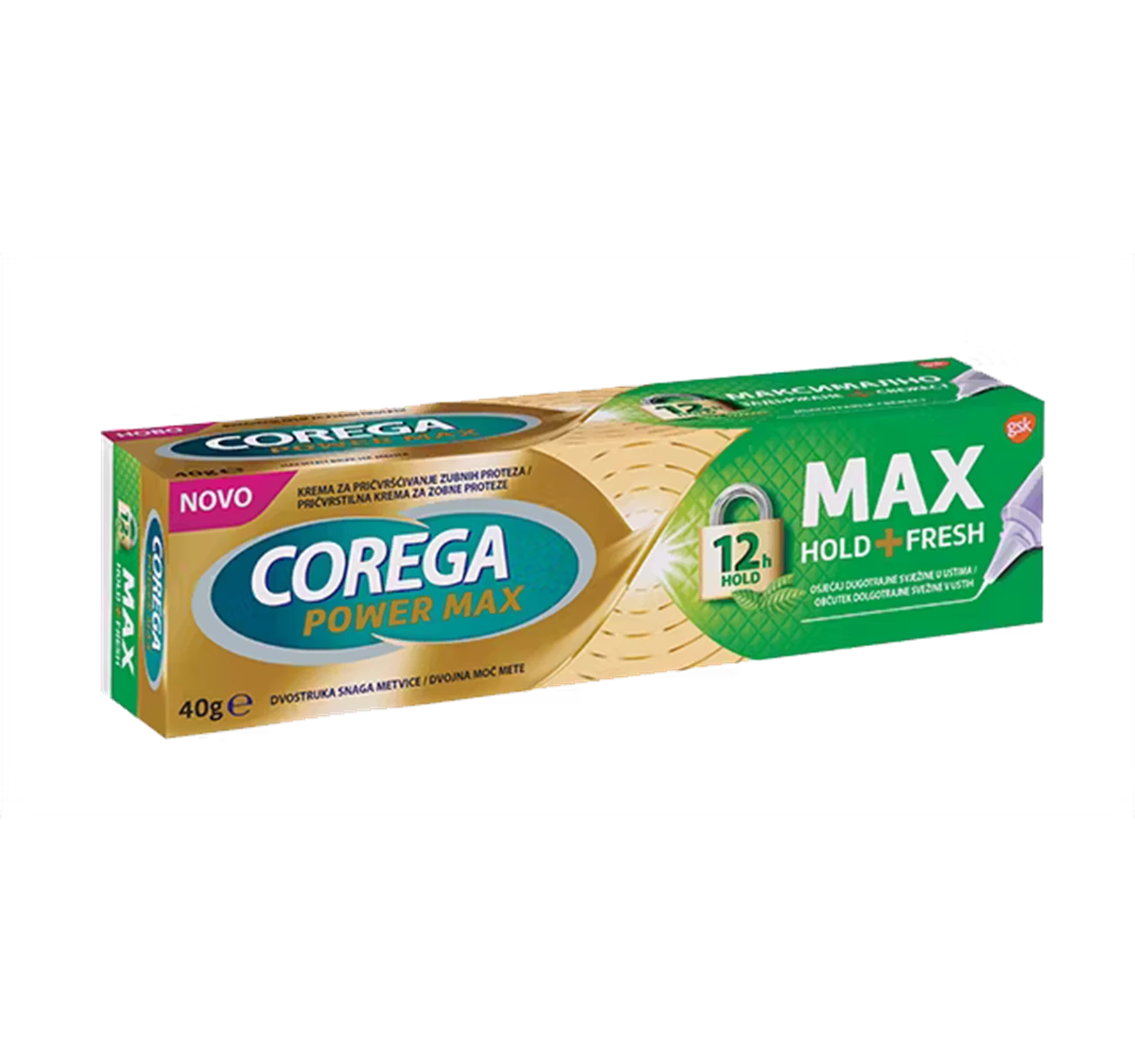 Corega Reklama Corega max hold+ fresh krema 40g - pharmacy