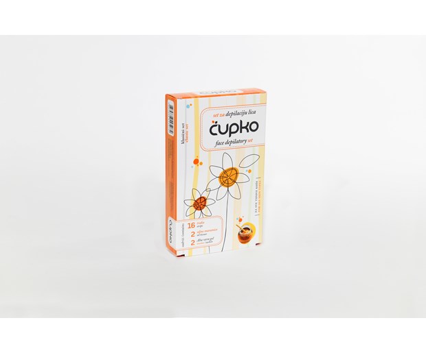 Čupko set za depilaciju lica classic