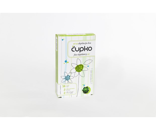Čupko set za depilaciju lica sensitive