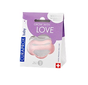 Curaprox Baby duda varalica roza veličina 2