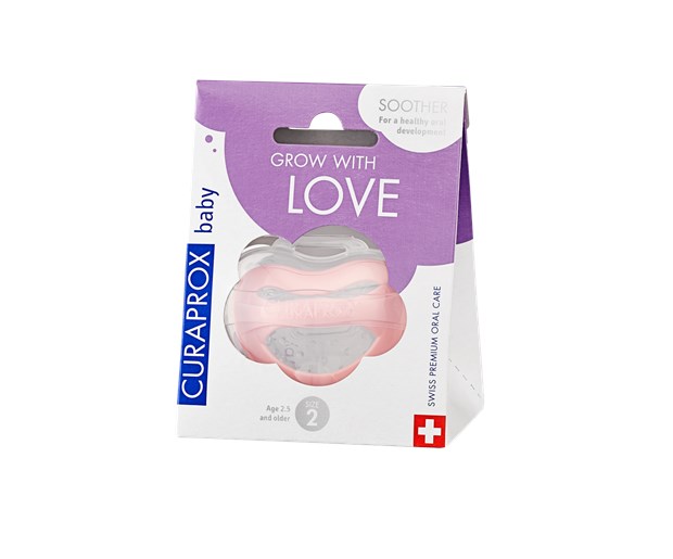 Curaprox Baby duda varalica roza veličina 2